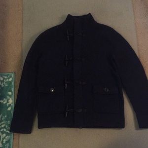 Dark Blue Wool Peacoat
